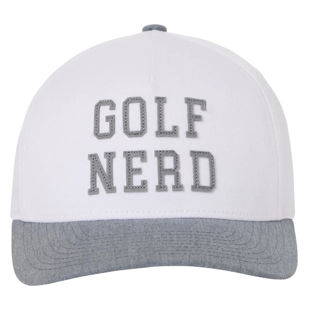 TravisMathew On Course Snapback Golf Cap White - SS25 Men