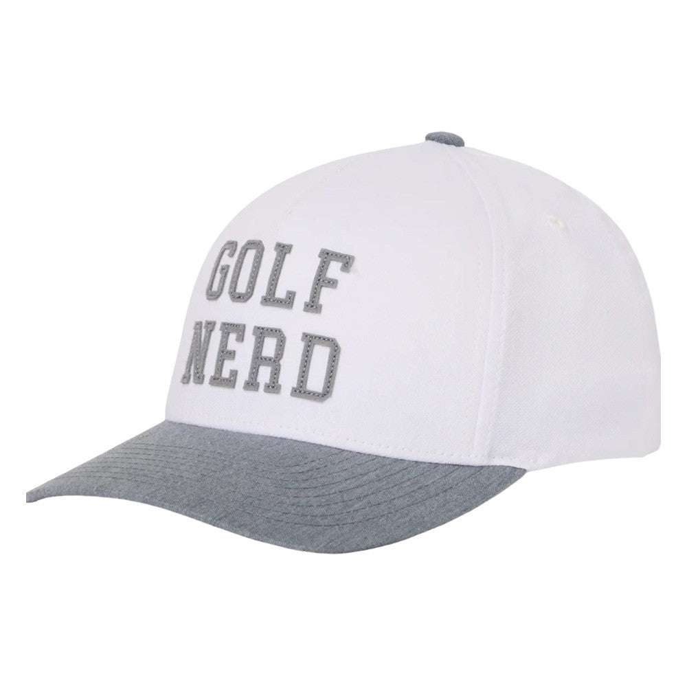TravisMathew On Course Snapback Golf Cap White - SS25 Men