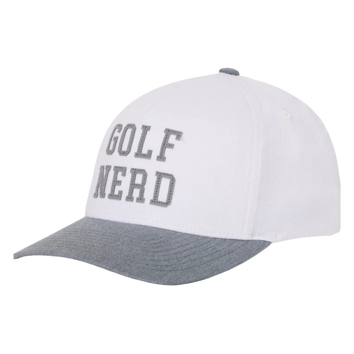 TravisMathew On Course Snapback Golf Cap White - SS25 Men