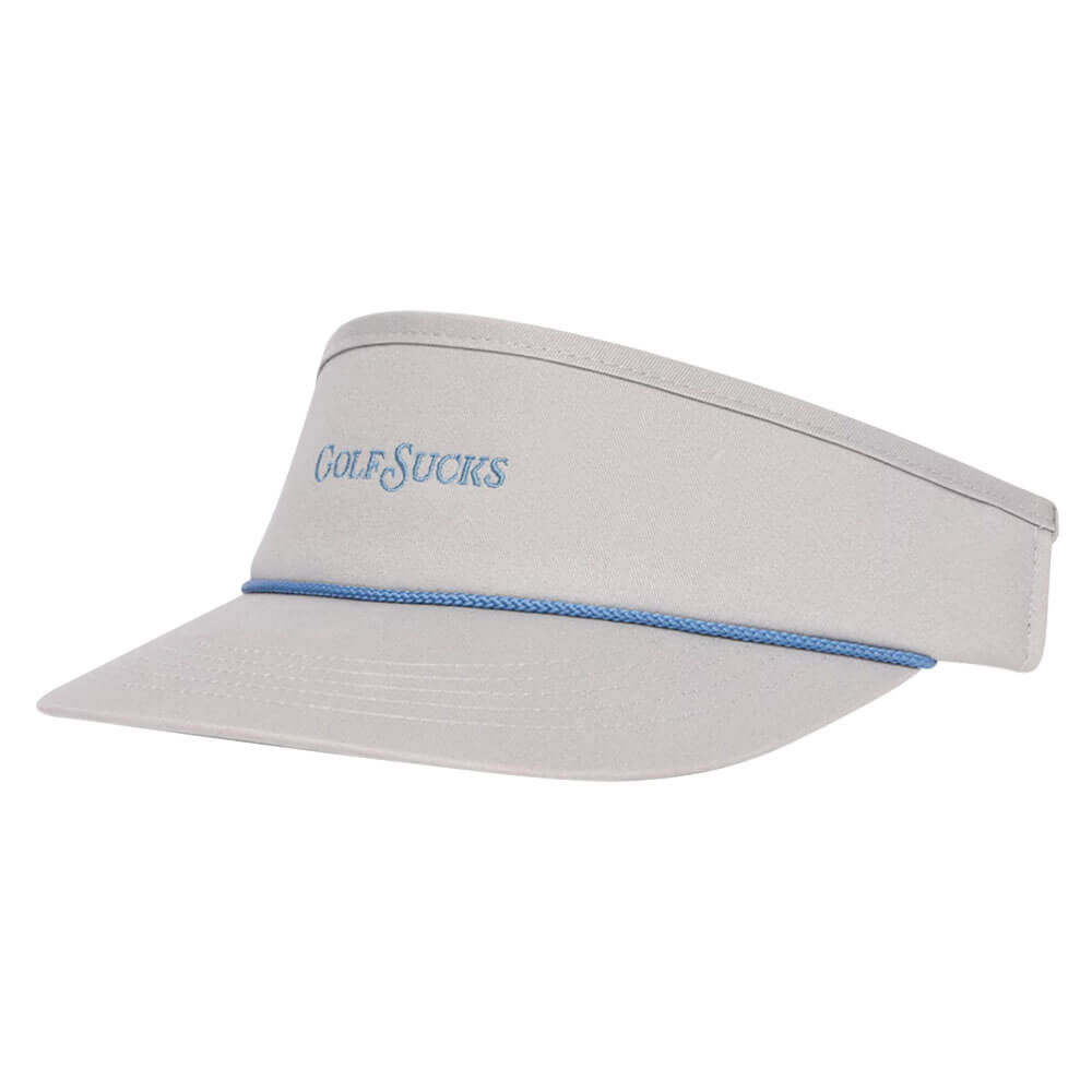 TravisMathew Weekend Agenda Golf Visor Heather Gray - SS25 Men