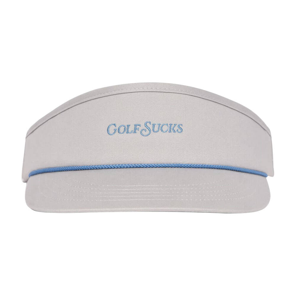 TravisMathew Weekend Agenda Golf Visor Heather Gray - SS25 Men