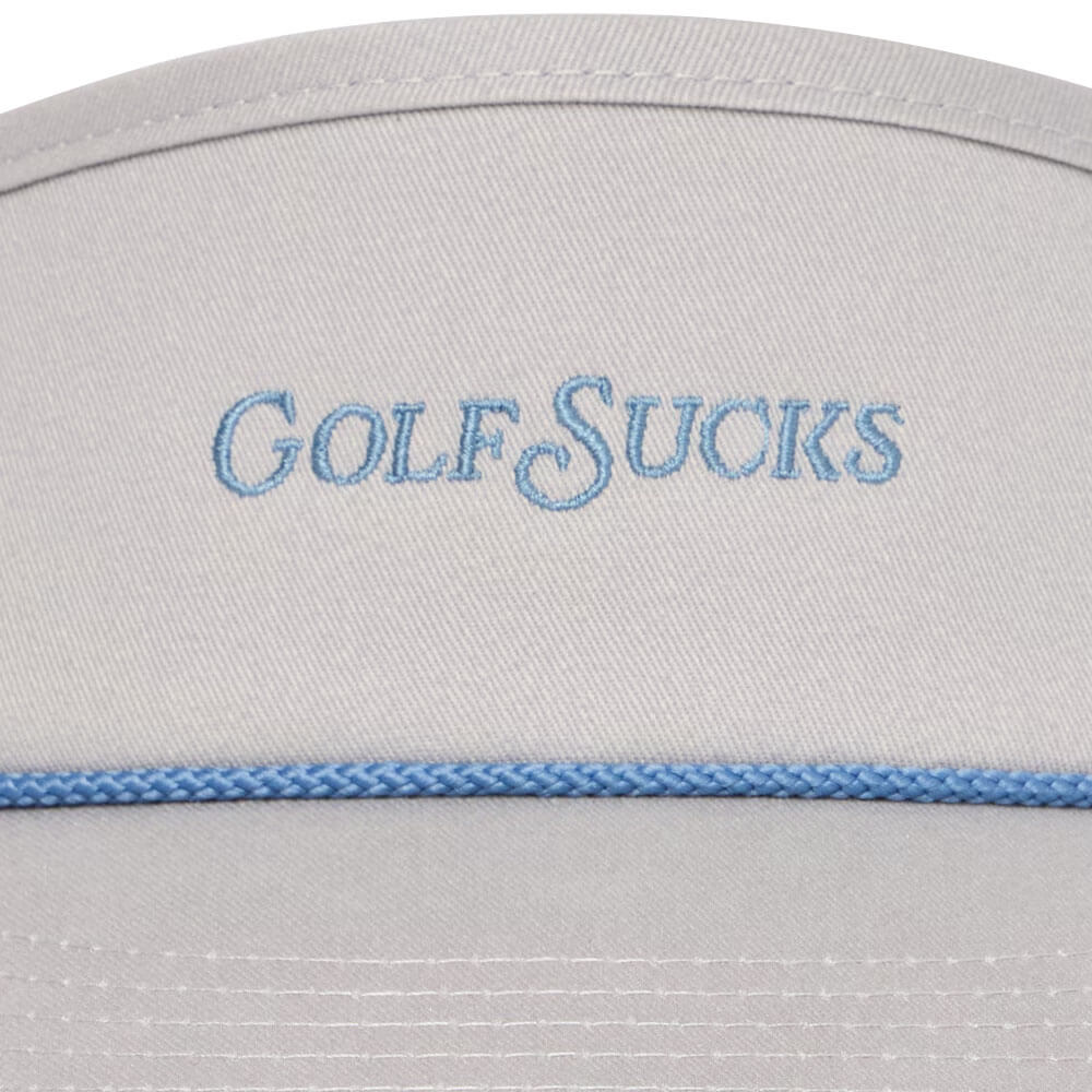 TravisMathew Weekend Agenda Golf Visor Heather Gray - SS25 Men