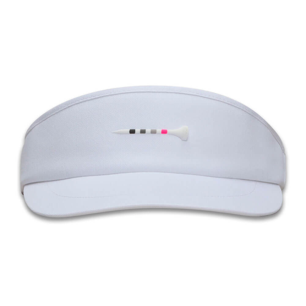 Gfore Silicone Tee Golf Visor Snow - SP25 Men