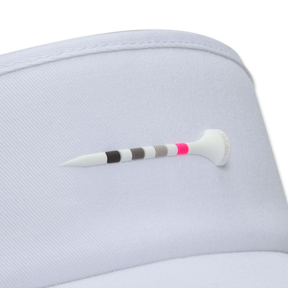 Gfore Silicone Tee Golf Visor Snow - SP25 Men