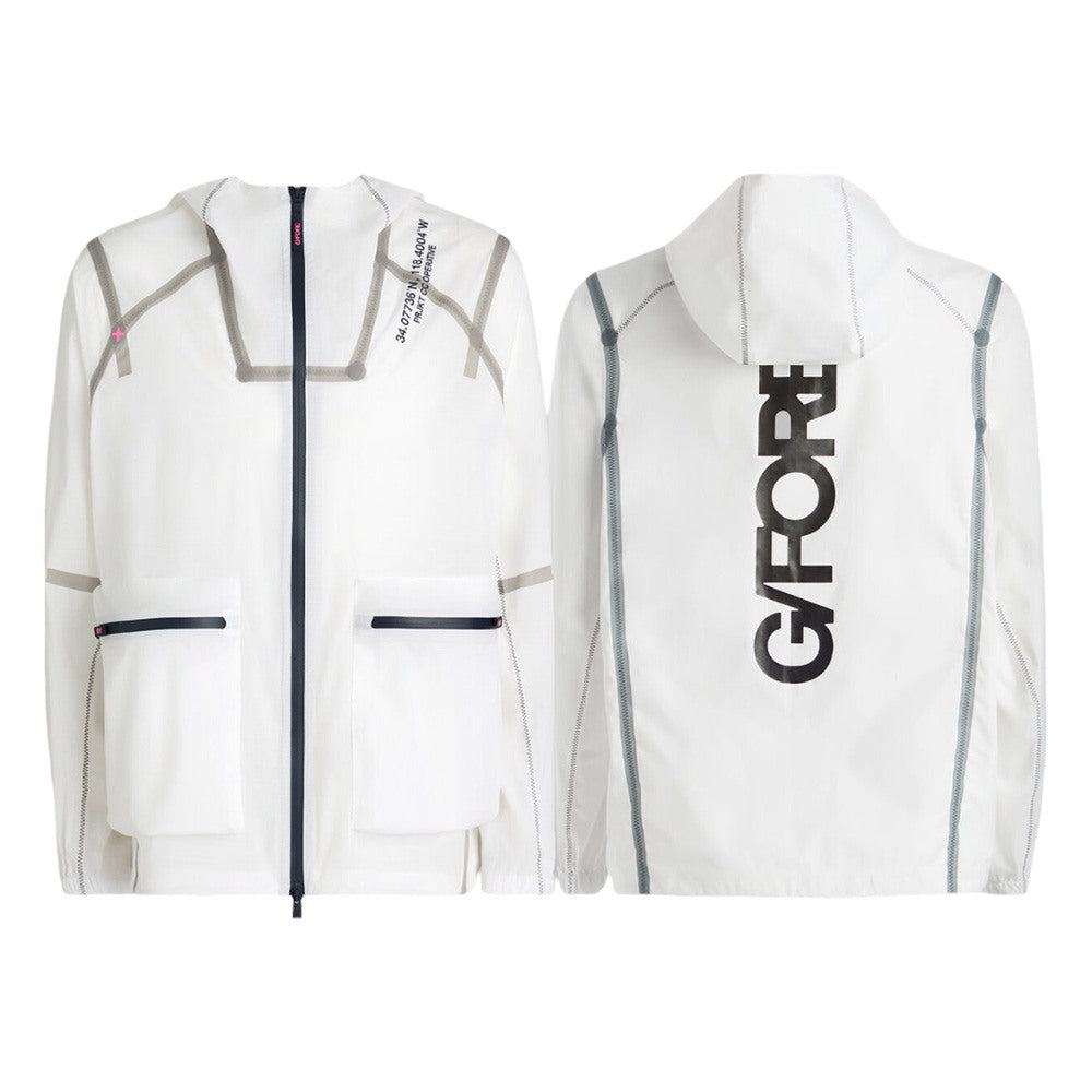 Gfore QRT Ripstop Golf Jacket Snow - SP25 Men