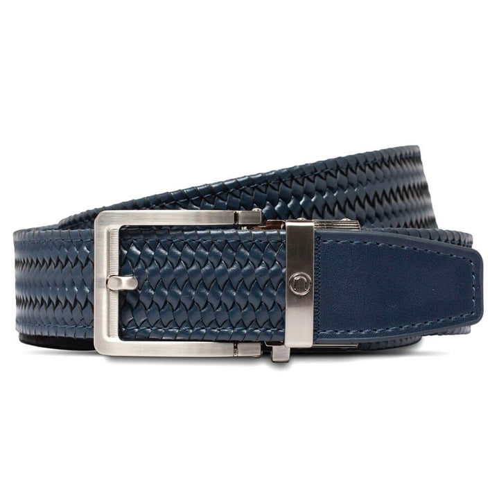 Nexbelt Braided Golf Belt Navy Leather - 25 Men