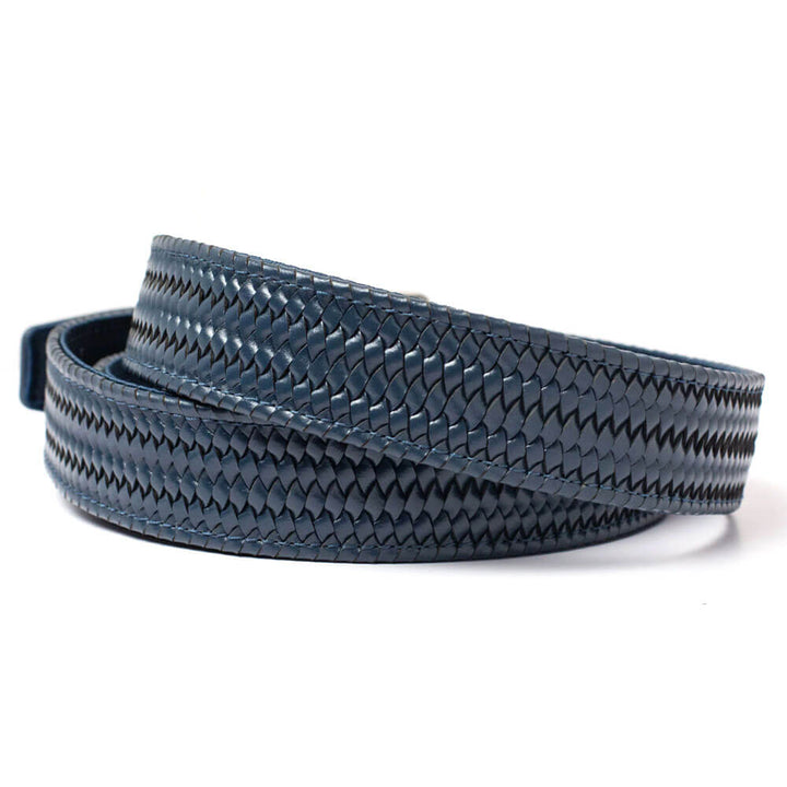 Nexbelt Braided Golf Belt Navy Leather - 25 Men