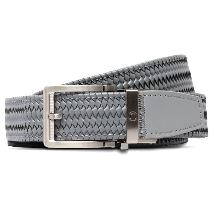 Nexbelt Braided Golf Belt Grey Leather - 25 Men
