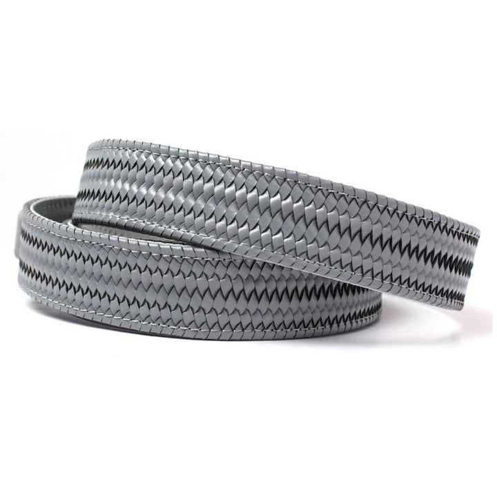 Nexbelt Braided Golf Belt Grey Leather - 25 Men