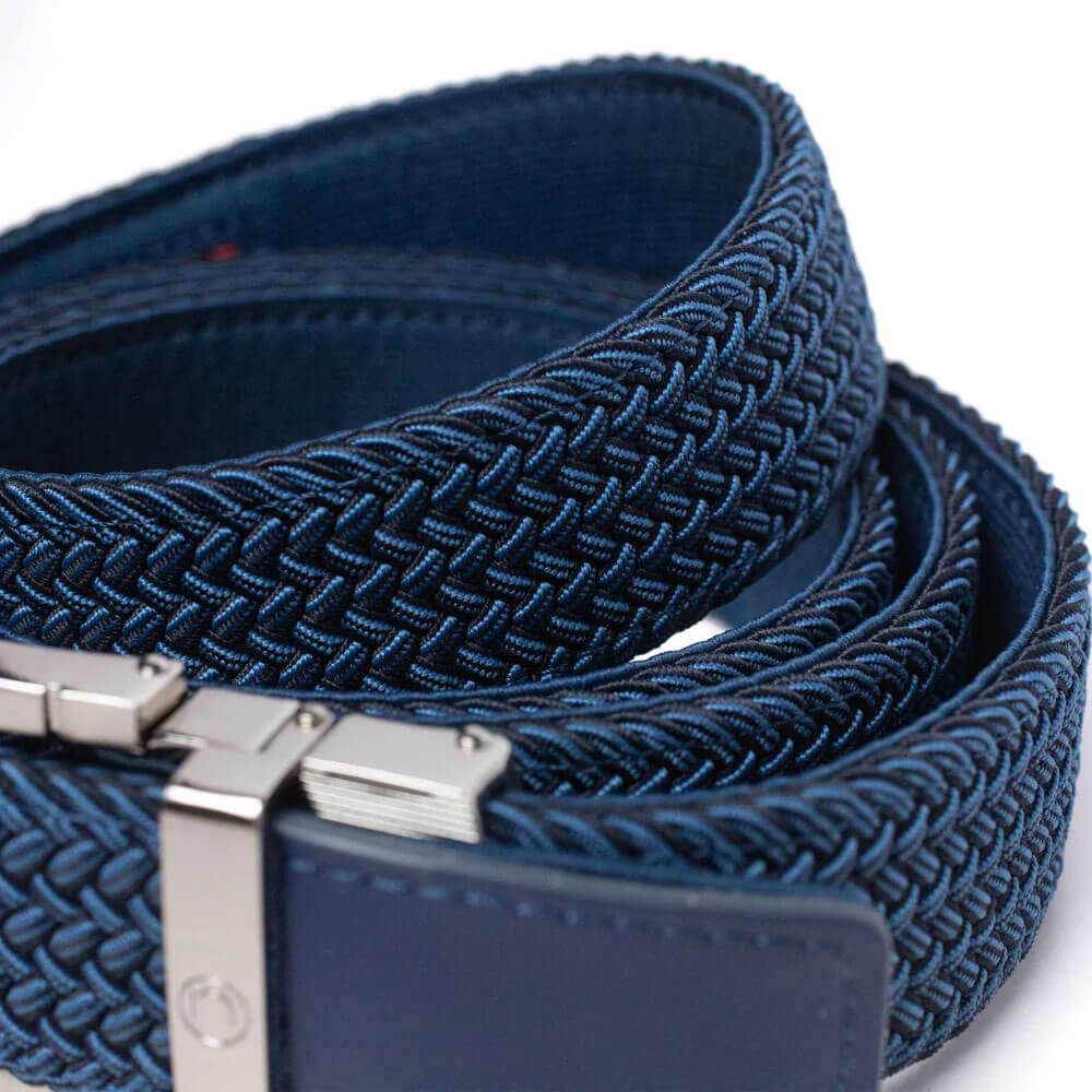 Nexbelt Braided Golf Belt Navy/Cord - 25 Men