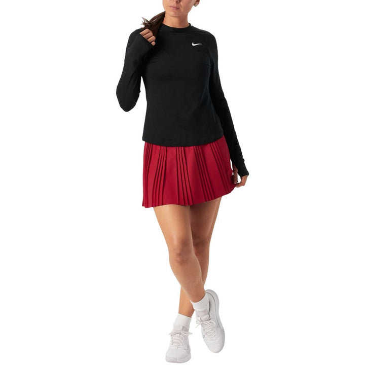 Nike Dri-FIT UV Victory Printed Longsleeve Golf Baselayer Black/White - FW25 Women