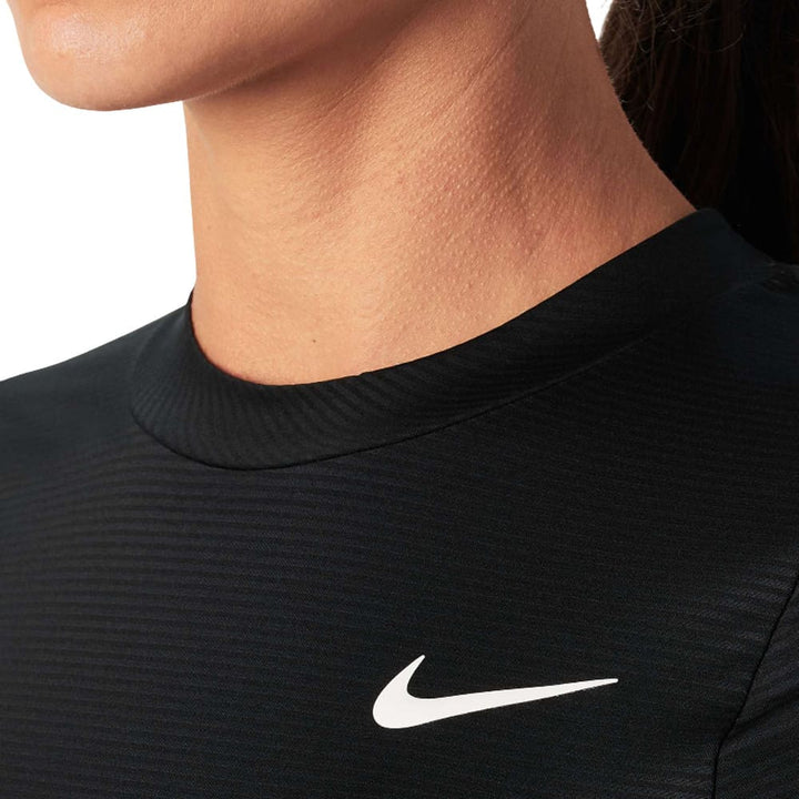 Nike Dri-FIT UV Victory Printed Longsleeve Golf Baselayer Black/White - FW25 Women