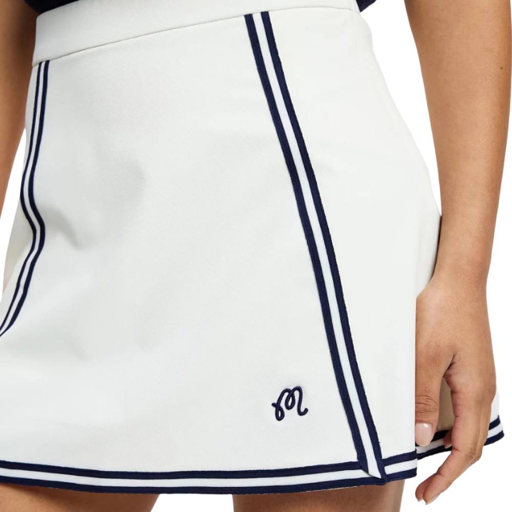 Malbon Lia Golf Skirt Ivory - SS25 Women