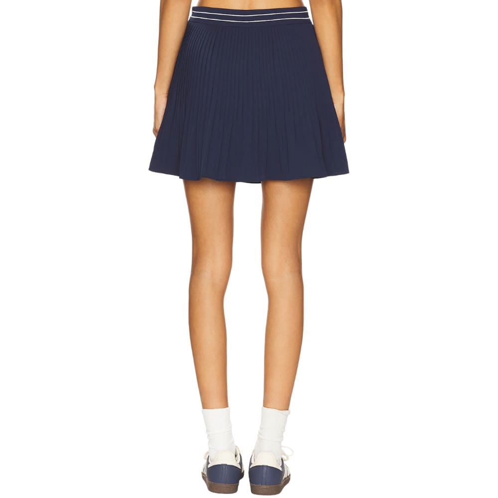 Malbon Valentina Pleated Golf Skirt Navy - SS25 Women