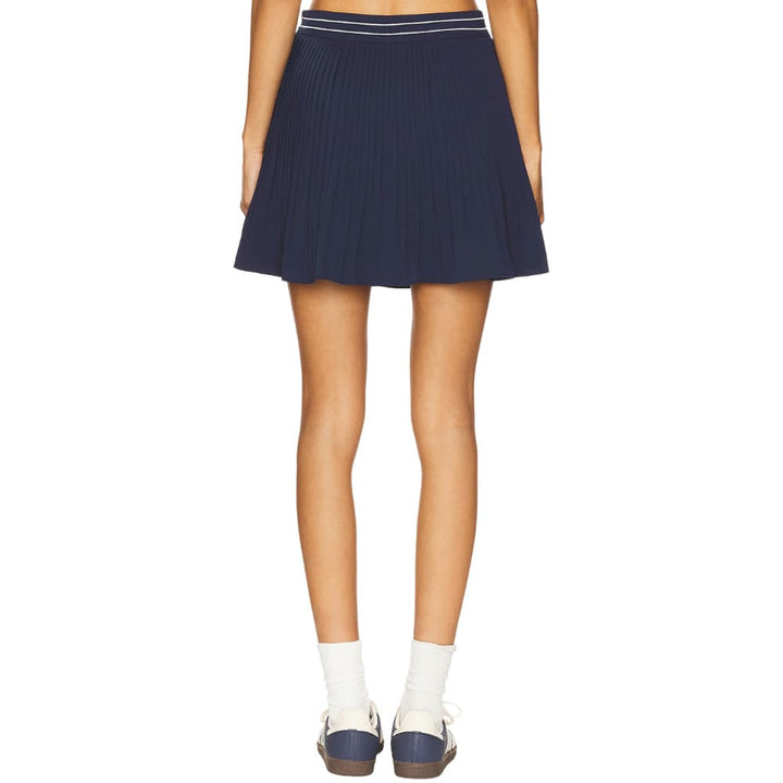 Malbon Valentina Pleated Golf Skirt Navy - SS25 Women