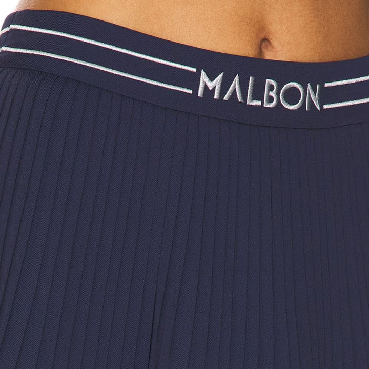 Malbon Valentina Pleated Golf Skirt Navy - SS25 Women