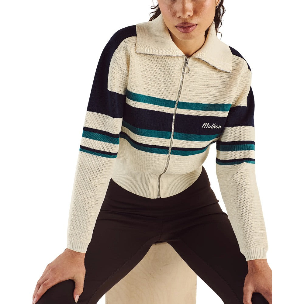 Malbon Simona Zip Up Golf Jacket Ivory - SS25 Women