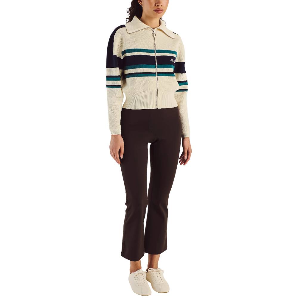 Malbon Simona Zip Up Golf Jacket Ivory - SS25 Women