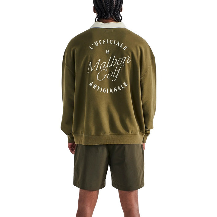 Malbon Riva Nylon Golf Shorts Cypress Green - SS25 Men