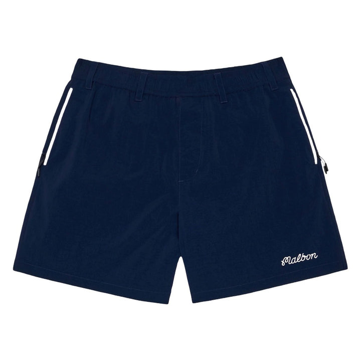 Malbon Riva Nylon Golf Shorts Navy - SS25 Men