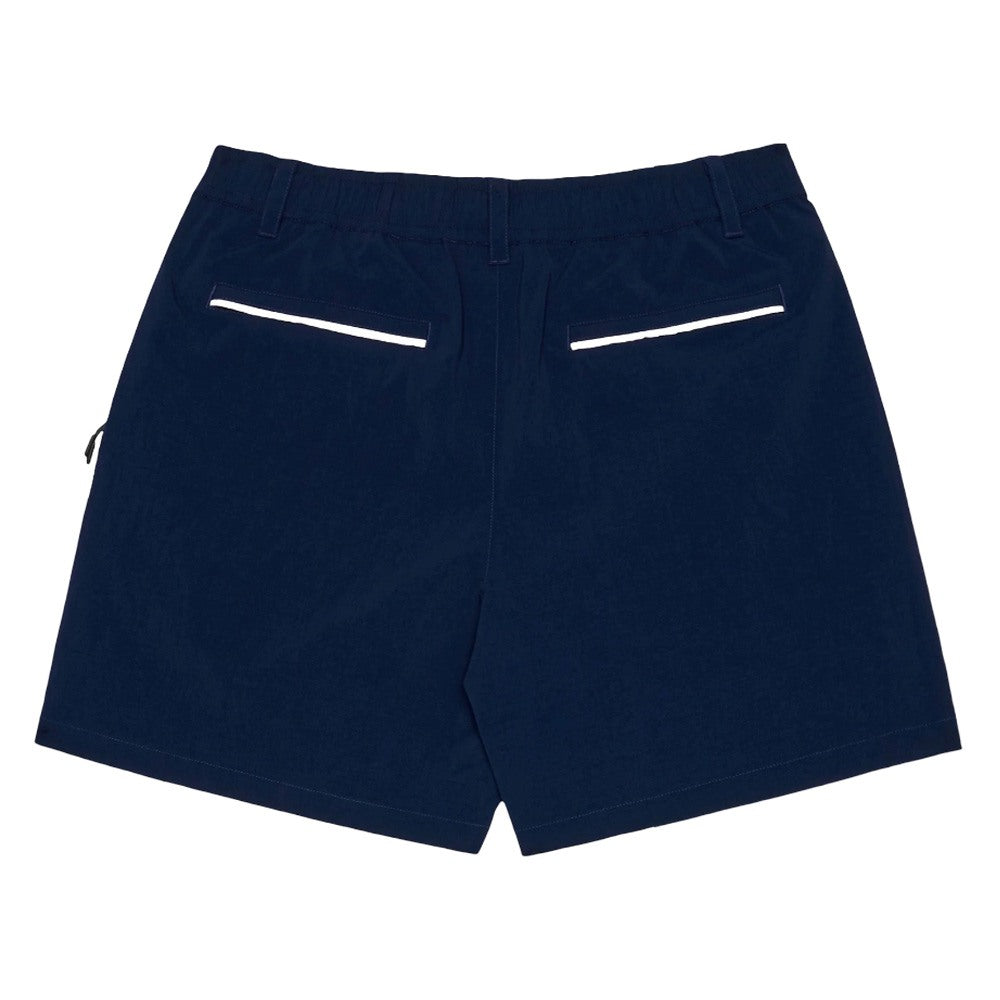 Malbon Riva Nylon Golf Shorts Navy - SS25 Men – Golfio