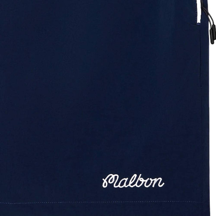 Malbon Riva Nylon Golf Shorts Navy - SS25 Men
