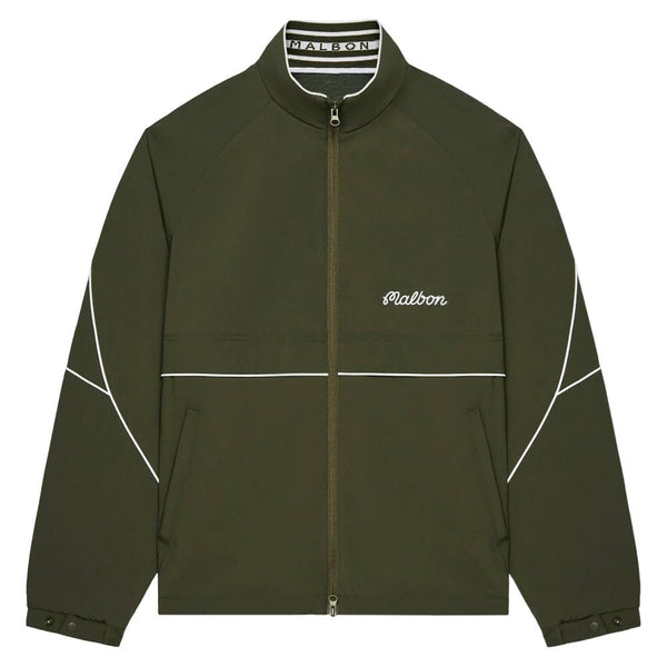 Malbon Riva Nylon Golf Jacket Cypress Green - SS25 Men