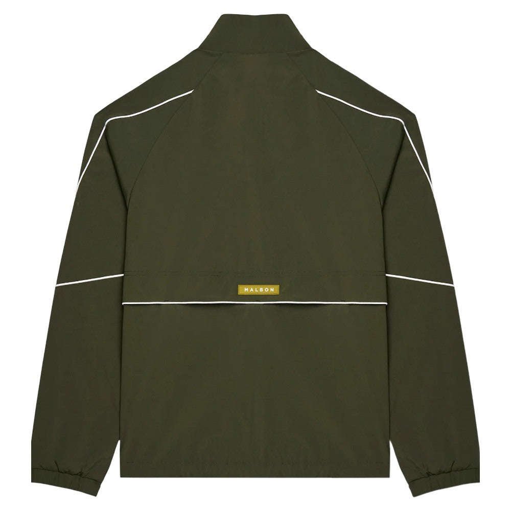 Malbon Riva Nylon Golf Jacket Cypress Green - SS25 Men