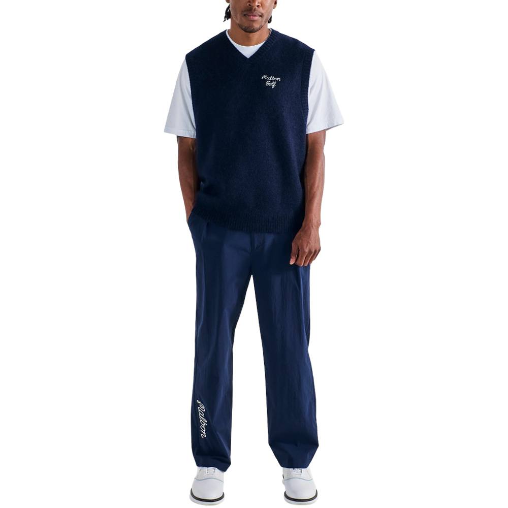 Malbon Domenica Golf Vest Navy - SS25 Men