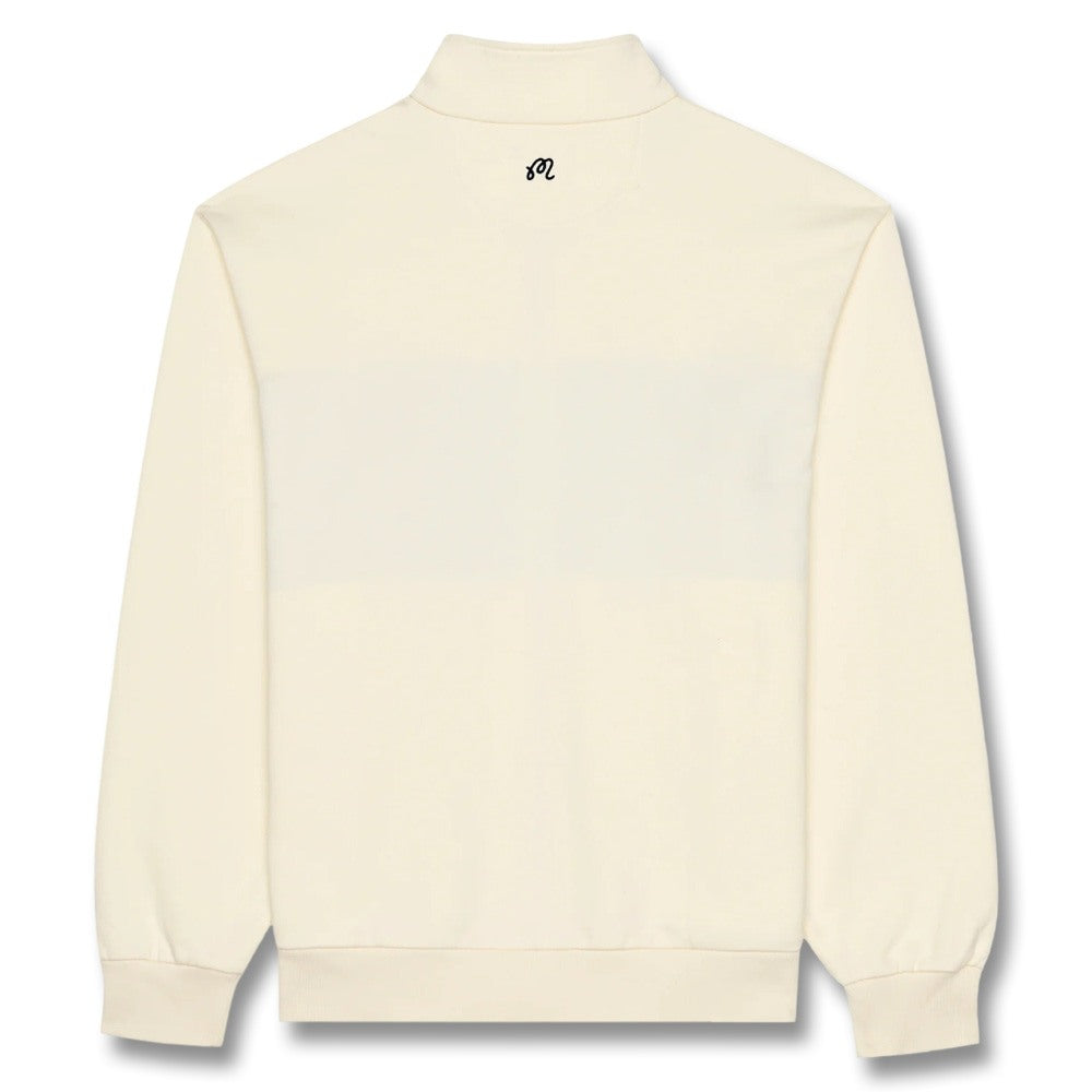 Malbon University Double Zip Golf Jacket Cream - SS25 Men