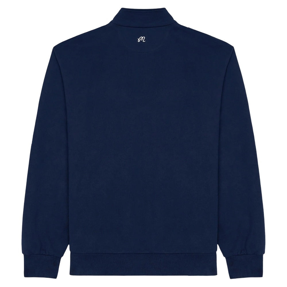 Malbon University Double Zip Golf Jacket Navy - SS25 Men