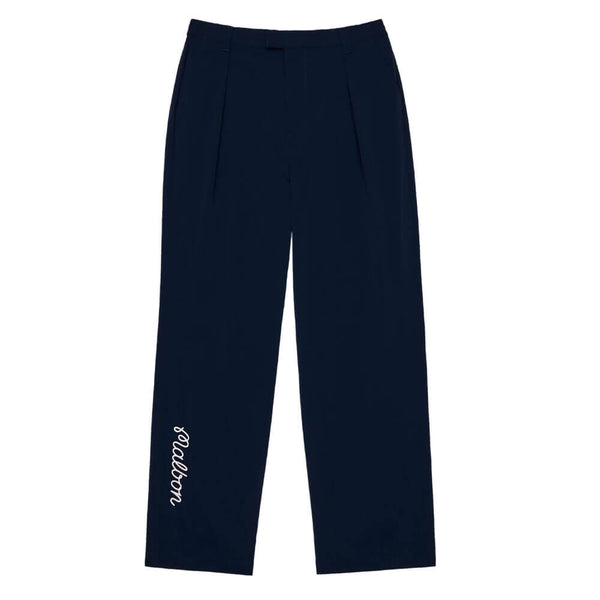 Malbon Magnolia Pleated Golf Pants Navy - SS25 Men