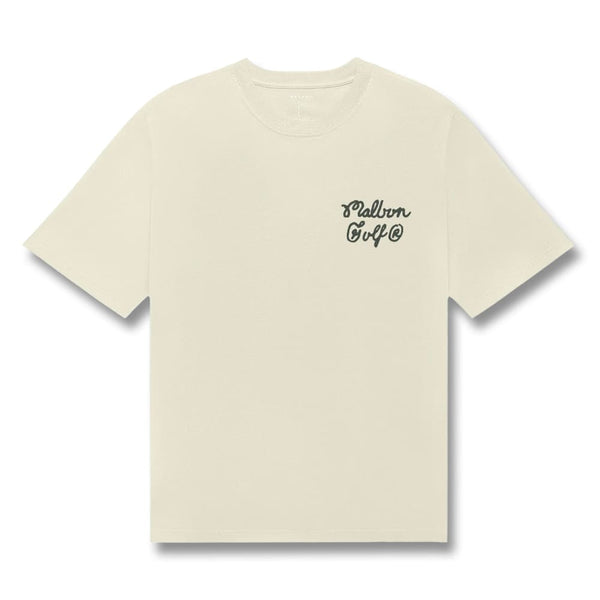 Malbon Sportiva Golf T-Shirt Cream - SS25 Men