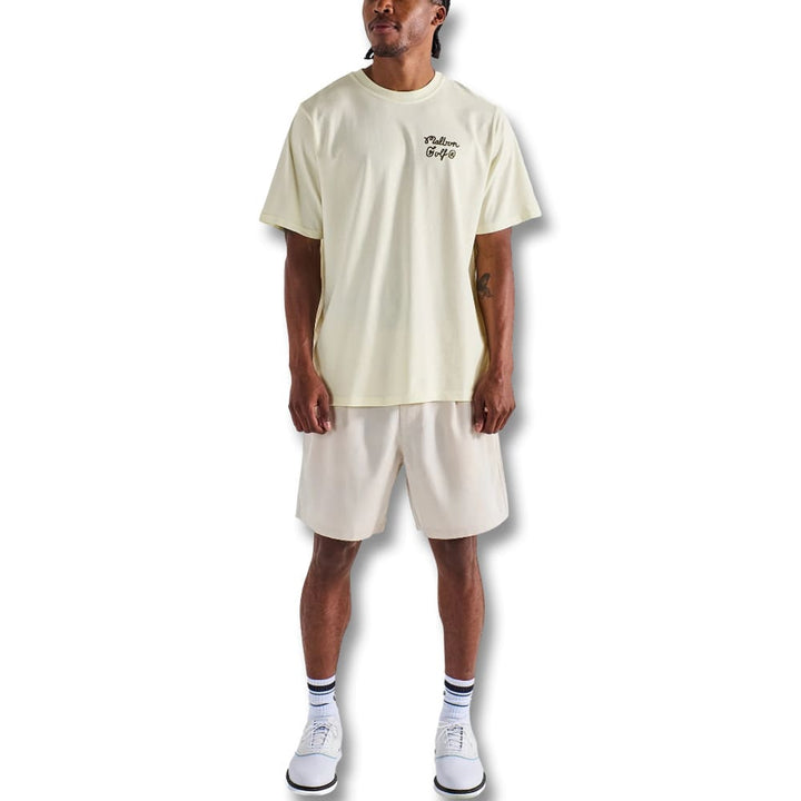 Malbon Sportiva Golf T-Shirt Cream - SS25 Men