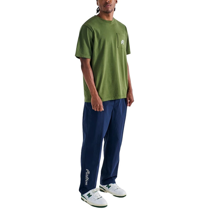 Malbon Gelato Stand Pocket Golf T-Shirt Cypress Green - SS25 Men