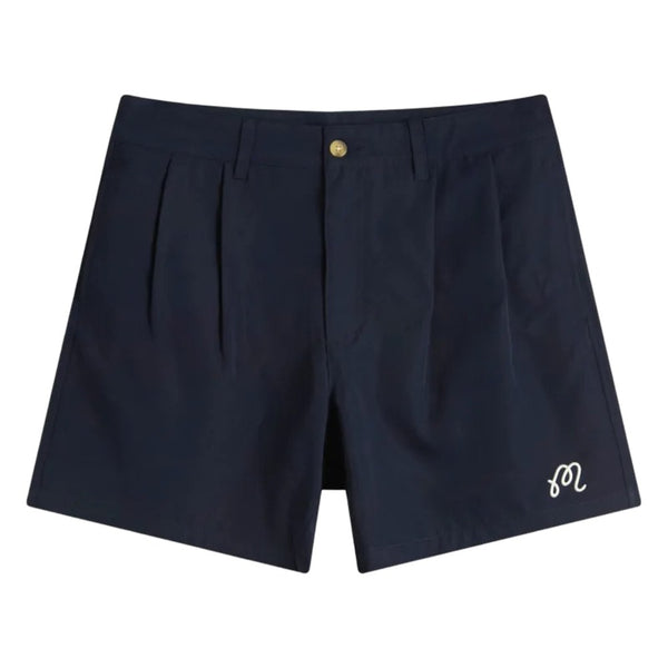 Malbon Classic Pleated Golf Shorts Navy - SS25 Men