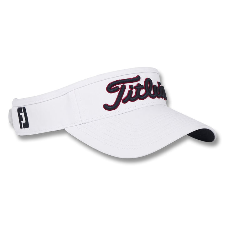 Titleist Tour Performance Golf Visor White/Navy/Red - 25 Men