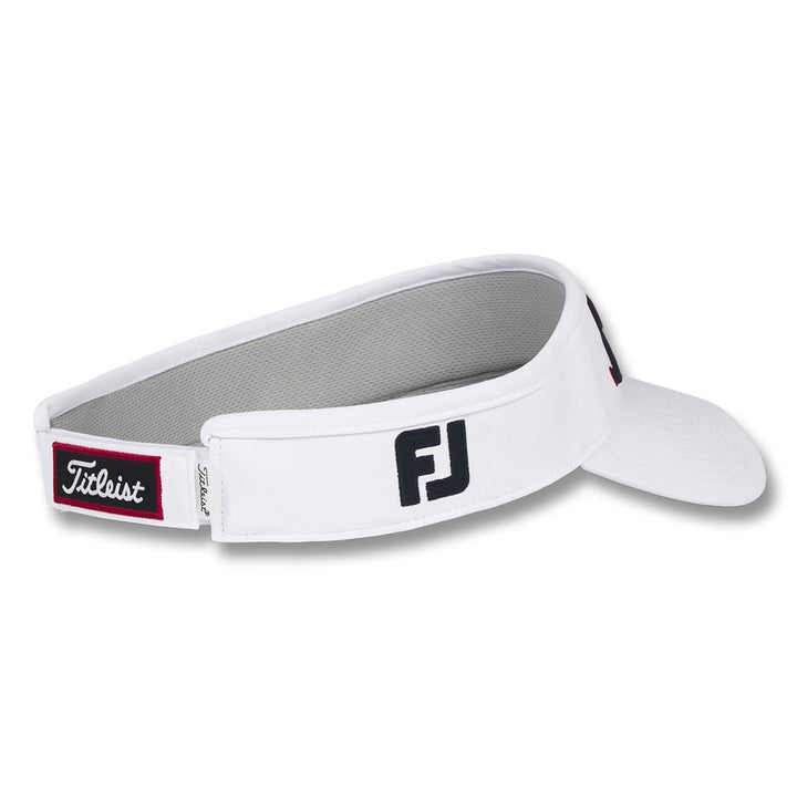 Titleist Tour Performance Golf Visor White/Navy/Red - 25 Men