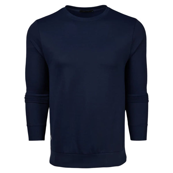Greyson Siasconset Crewneck Golf Sweater Maltese Blue - FA25 Men