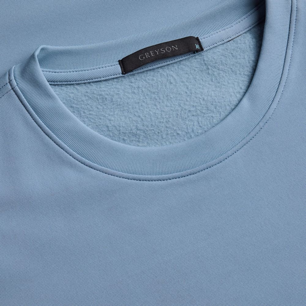 Greyson Siasconset Crewneck Golf Sweater Bonneville - FA25 Men