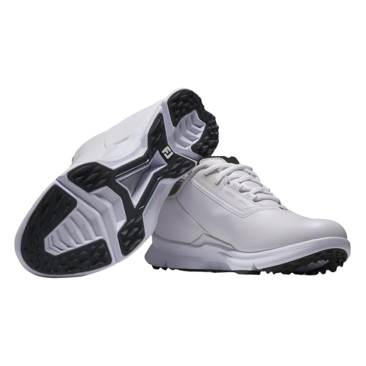 FootJoy FJ Fuel Spikeless Golf Shoes White/Black/Gray - SP25 Women