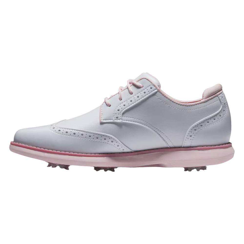 FootJoy Traditions Wing Tip Golf Shoes Previous Season Style White