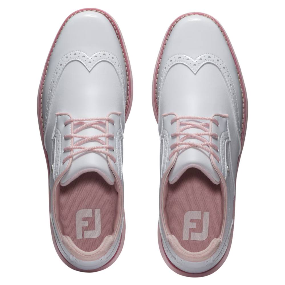 FootJoy Traditions Wing Tip Golf Shoes Previous Season Style White