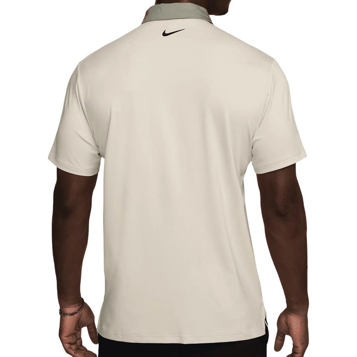 Nike Dri-FIT Tour Contrast Golf Polo Night Light Orewood Brown/Clay Green/Black - FW25 Men