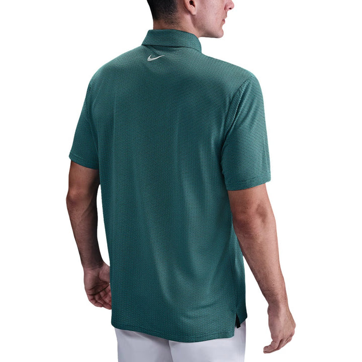Nike Dri-FIT Tour Textured Golf Polo Mineral Teal/Pale Ivory - FA25 Men