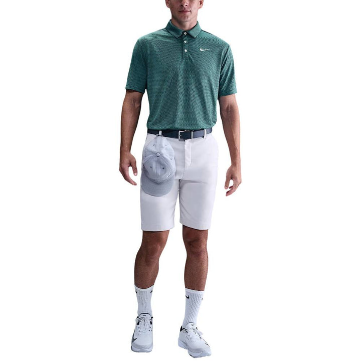 Nike Dri-FIT Tour Textured Golf Polo Mineral Teal/Pale Ivory - FA25 Men
