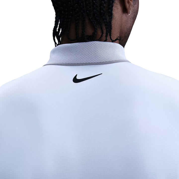 Nike Dri-FIT Tour Ribbed Collar Golf Polo White/College Grey/Black - SU25 Men