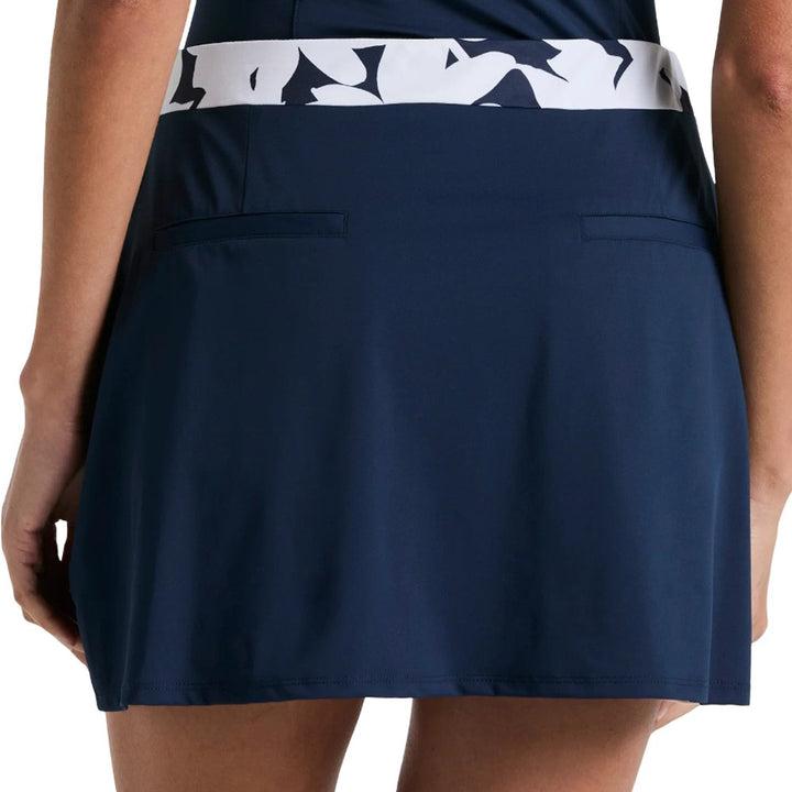 Original Penguin Riviera Floral Golf Skort Black Iris - SP25 Women
