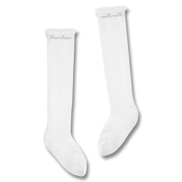Fairliar Frill Knee Socks - 25 Women