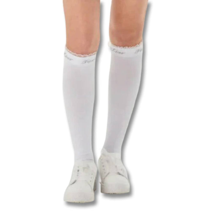 Fairliar Frill Knee Socks - 25 Women